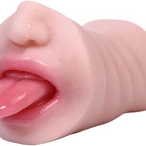 2 in 1 Realistic Male Masturbators with Pocket Pussy Vigina and Mouth